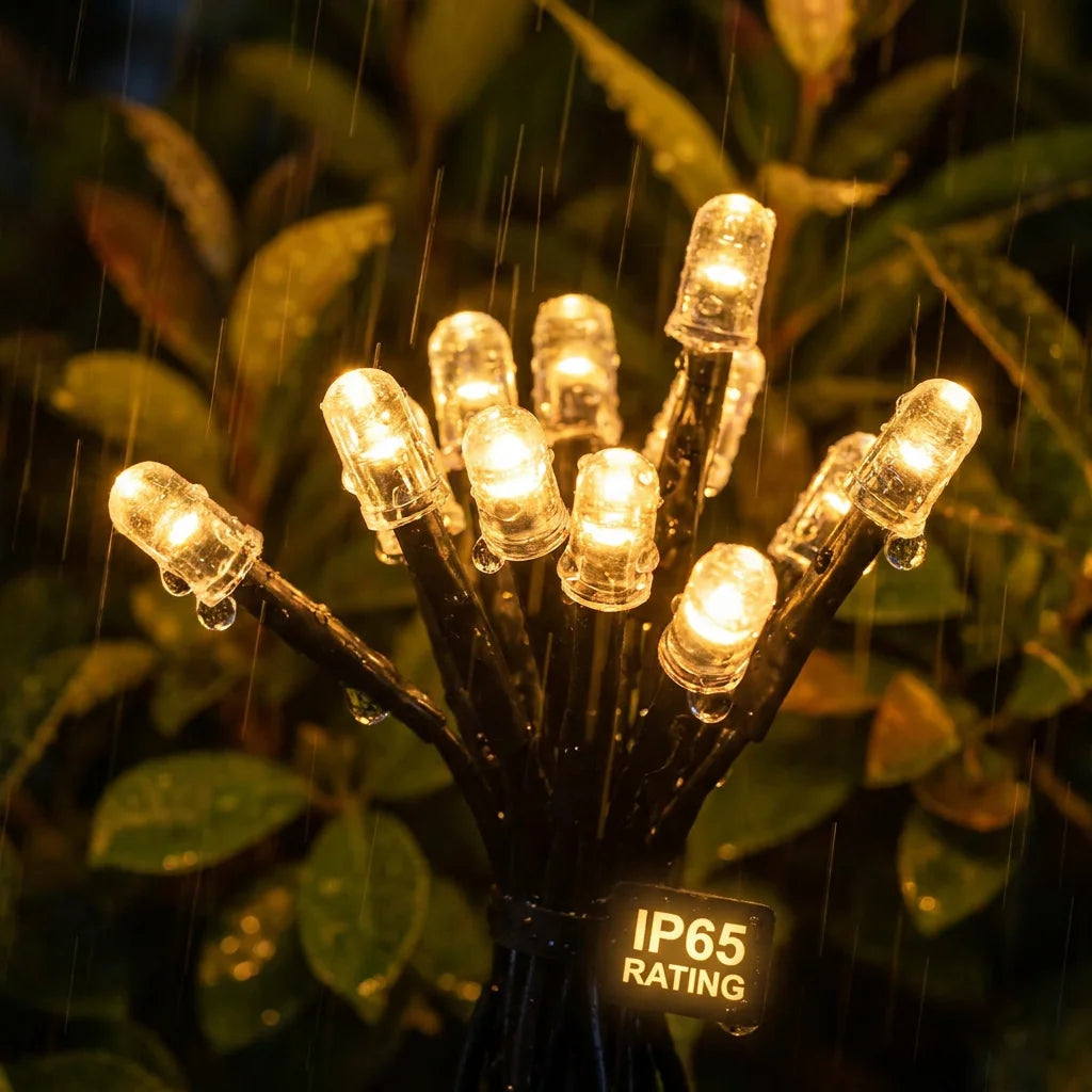 Solar Firefly Garden Lights - Swaying Waterproof Outdoor Decor (Warm White)